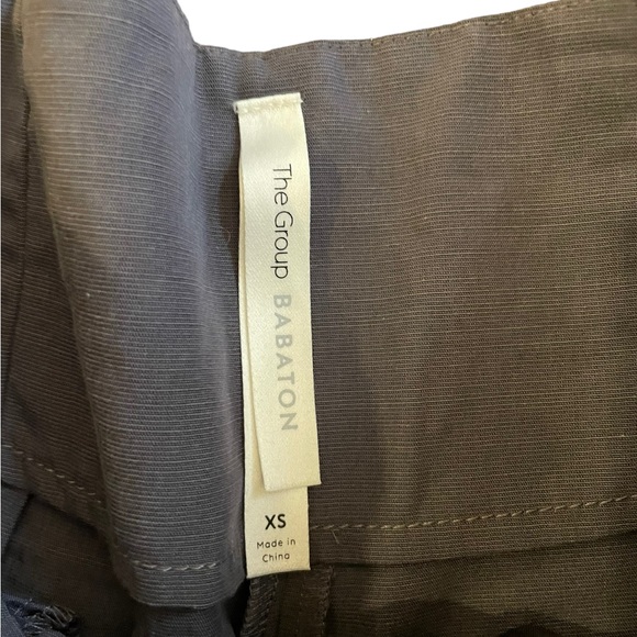 ARITZIA The Group Babaton The Kerri Pant Wide Leg Cropped in Periscope New - Picture 5 of 12